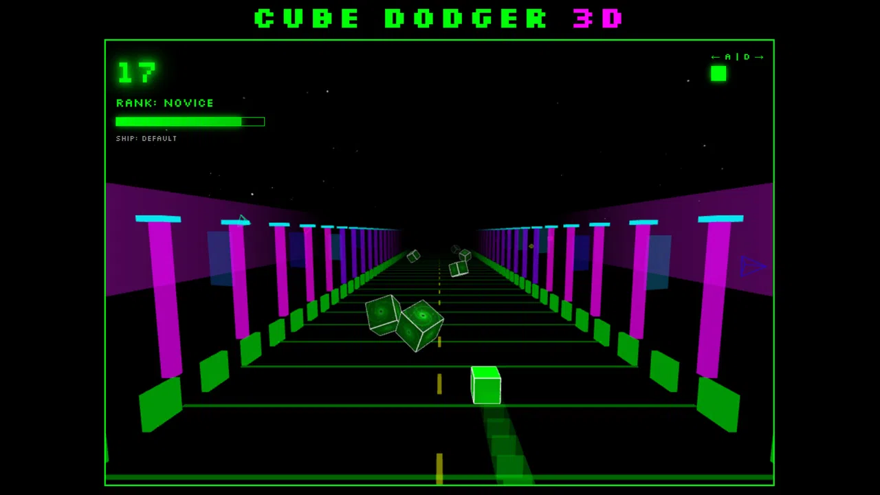 Cube Dodger 3D – Cosmic Terror Enemies Screenshot 0