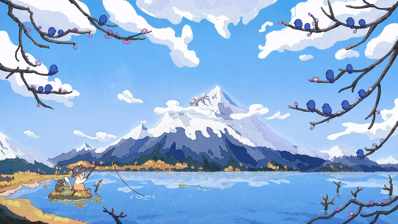 Fischer's Fishing Journey - Snow-Crowned Mountain  DLC Screenshot 1