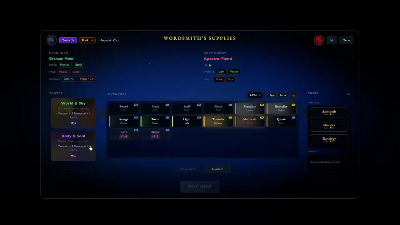 Wordy Weapon Screenshot 1