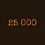 25 000 kcal icon