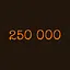 250 000 kcal icon