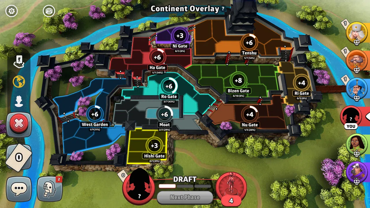 RISK: Global Domination - Fedual Japan Map Pack Screenshot 3