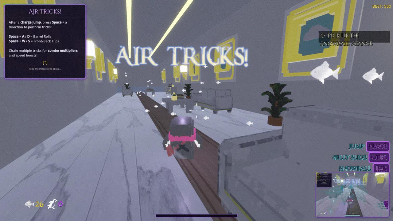 SlidefyingBadaBoom Penguin through a Slipstream: Rise of the Penguins 3 Demo Screenshot 2