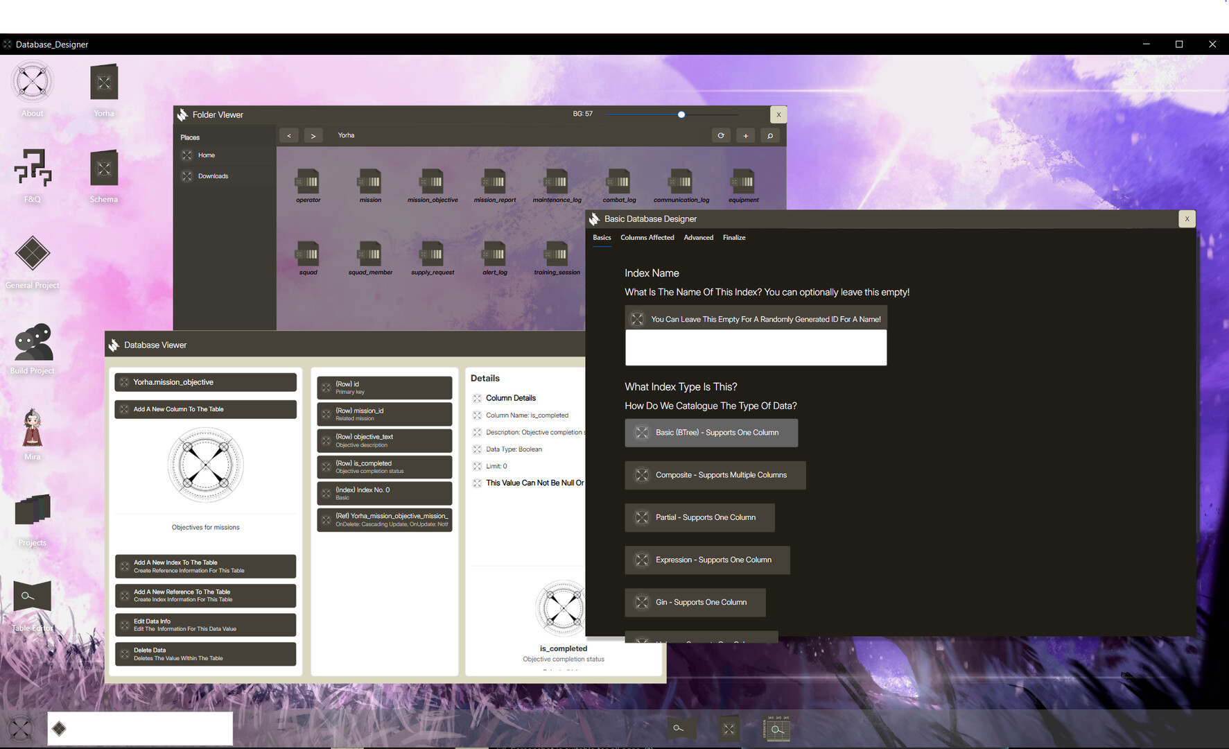 Database Designer Screenshot 2