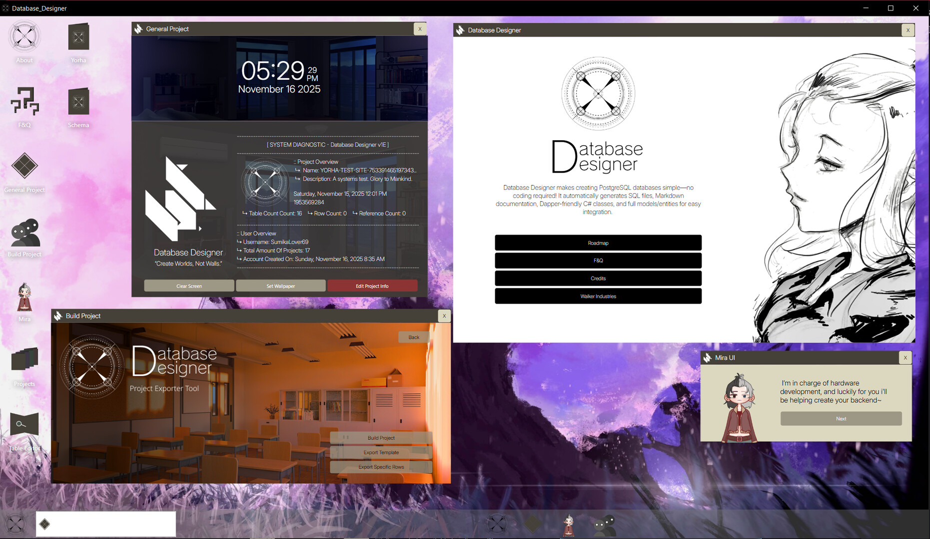 Database Designer Screenshot 1