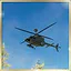 Strange helicopter. icon
