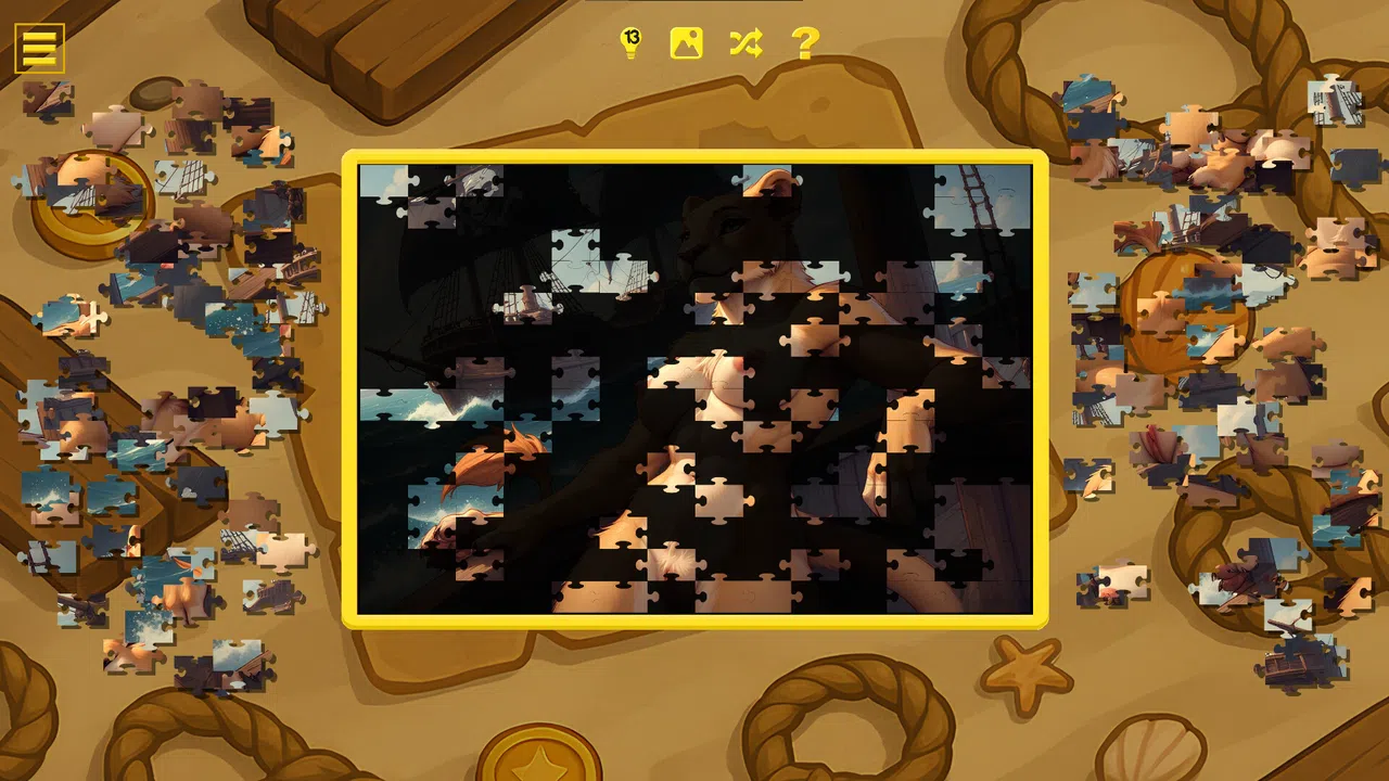 Furry Pirate Jigsaw Screenshot 4