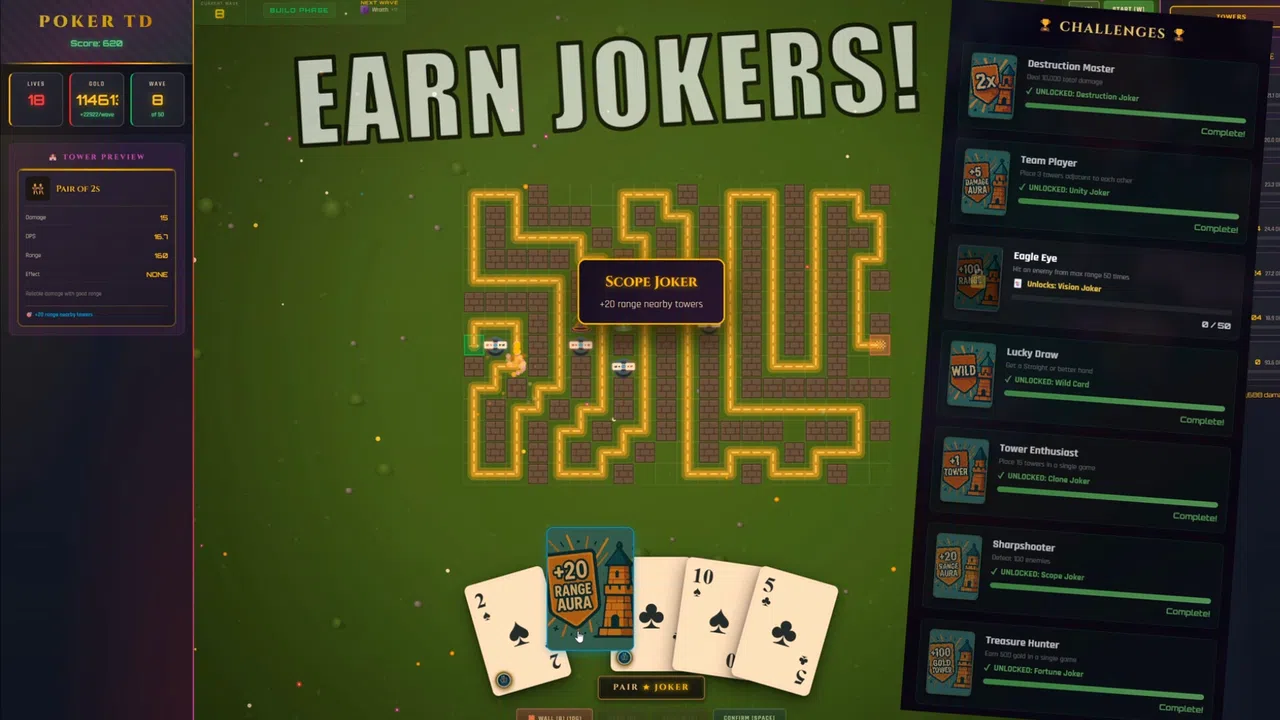 Poker TD Demo Screenshot 3