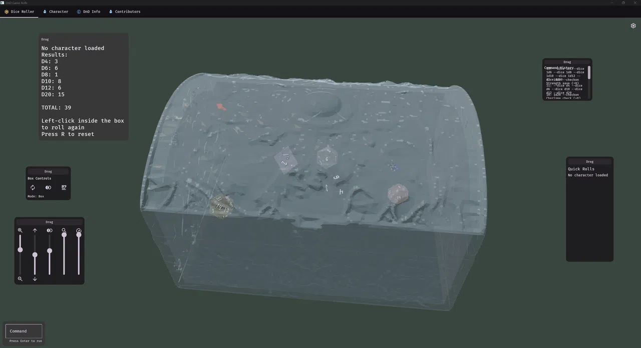 DnD Game Rolls Screenshot 0