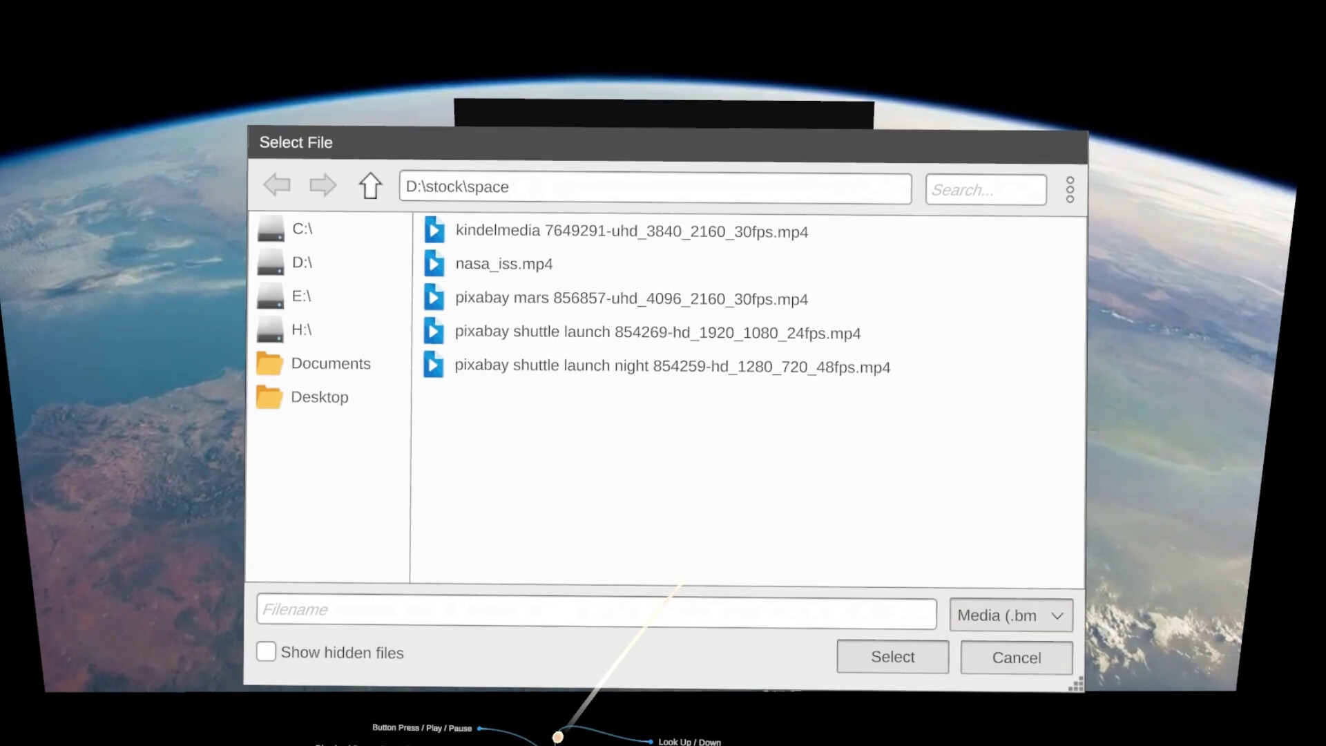 LucidVR Video Player Demo Screenshot 2