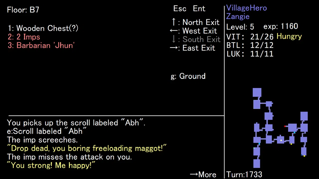 Text Dungeon: The Ring of Life Screenshot 0