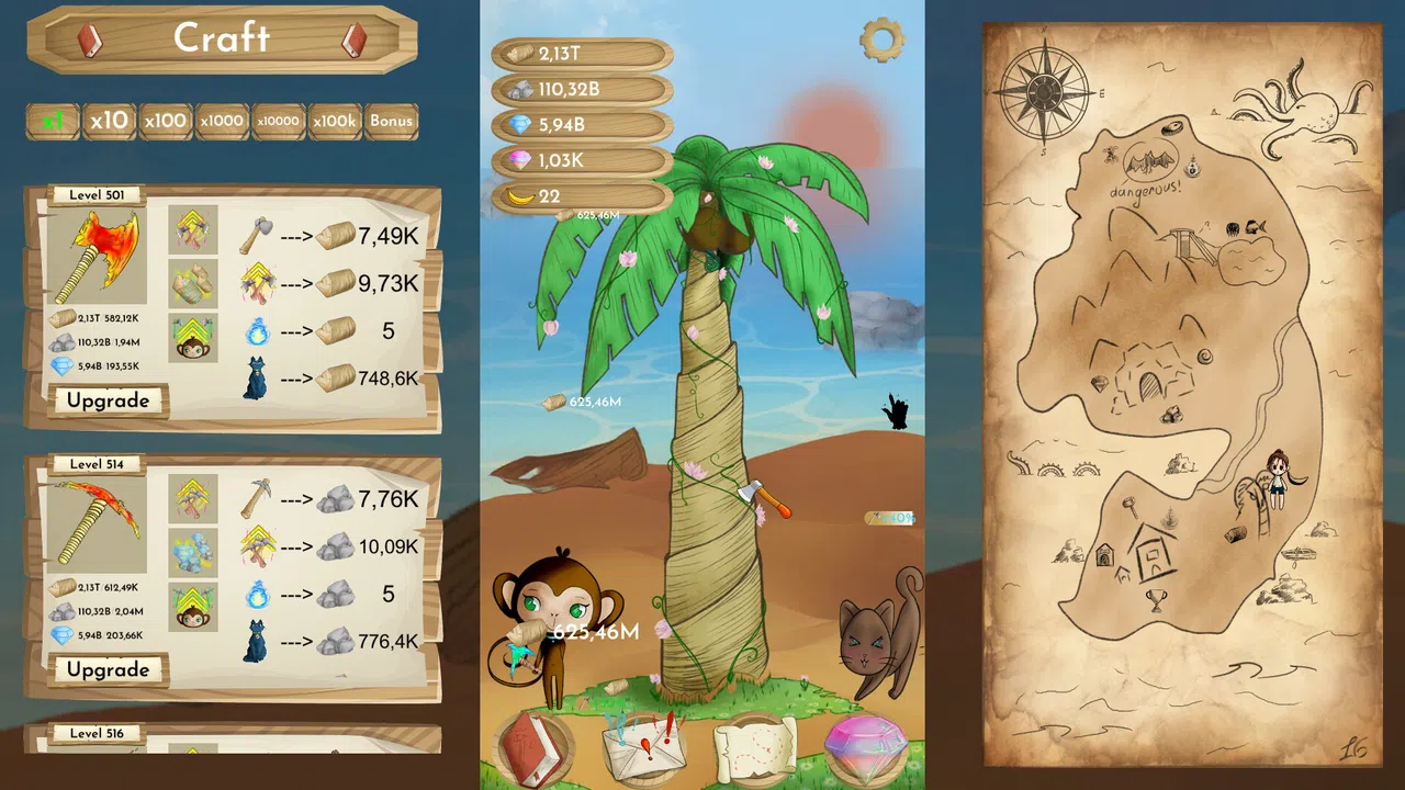 Island Clicker – Auto Clicker Skins Pack Screenshot 0