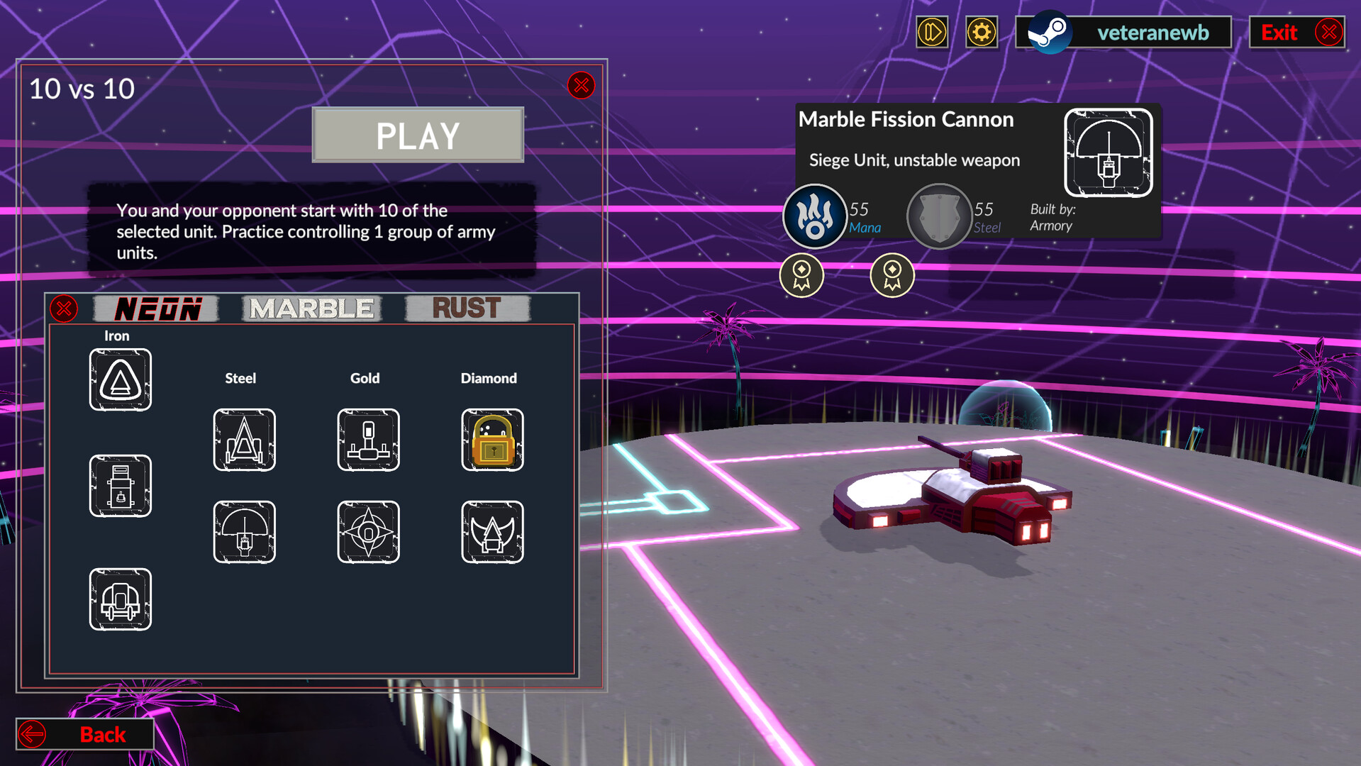 Neon Marble Rust Screenshot 9