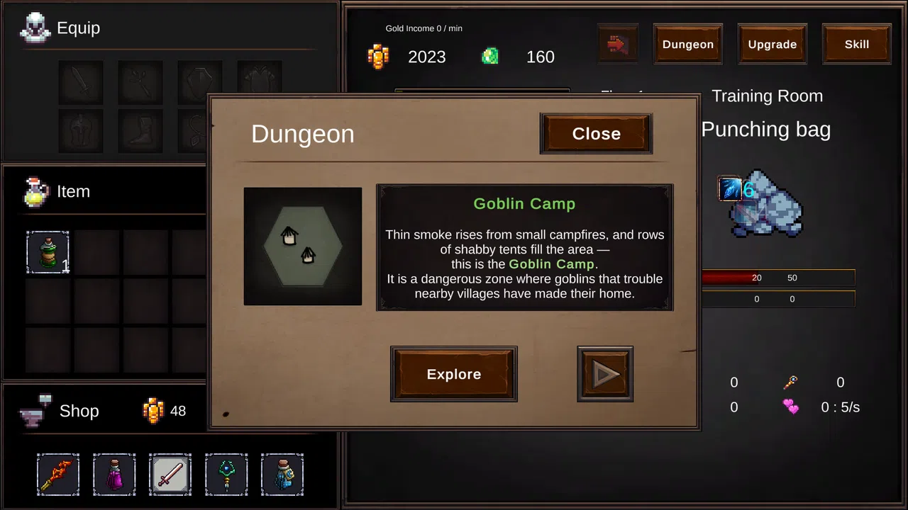 Magic Hero Incremental Demo Screenshot 3