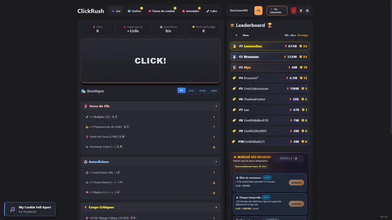 ClickRush Screenshot 0