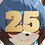 25 level completed icon