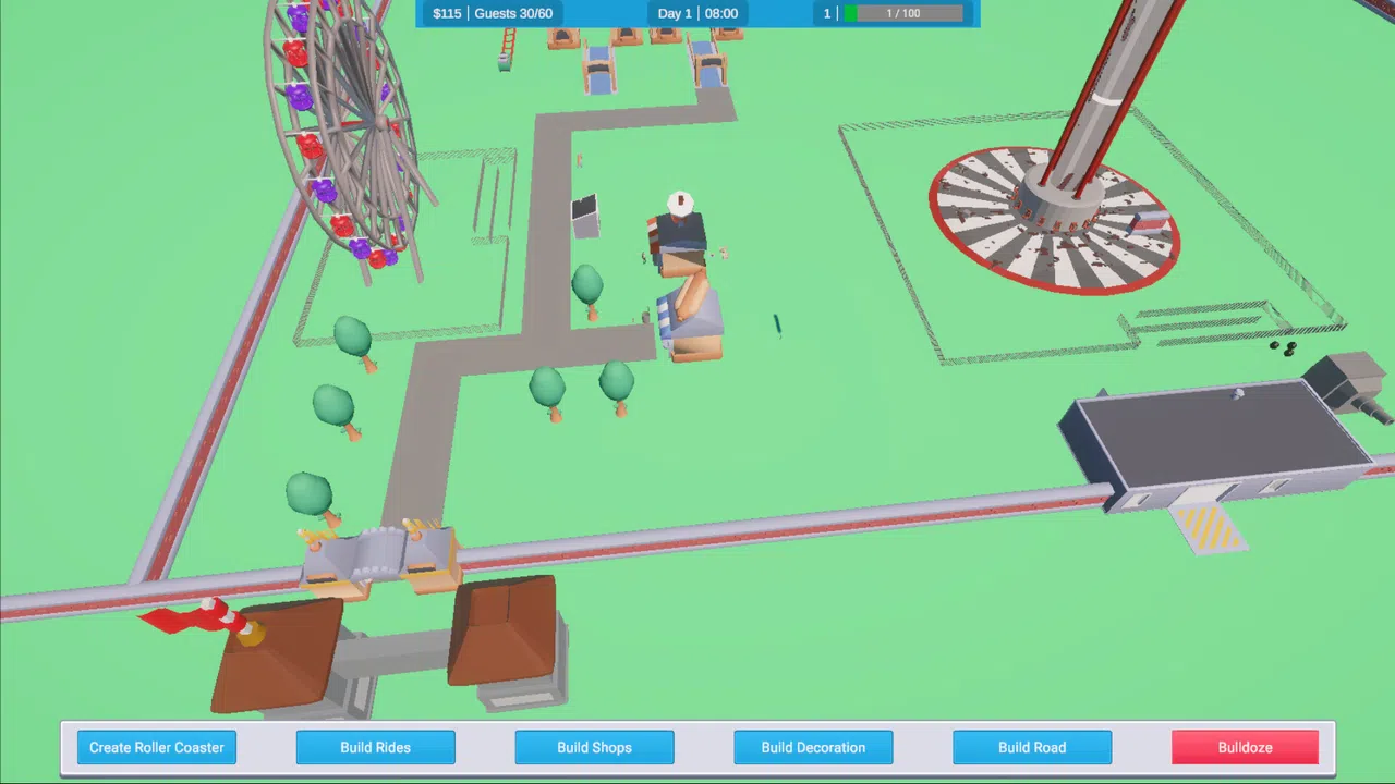 Roller Coaster Park Simulator Screenshot 2