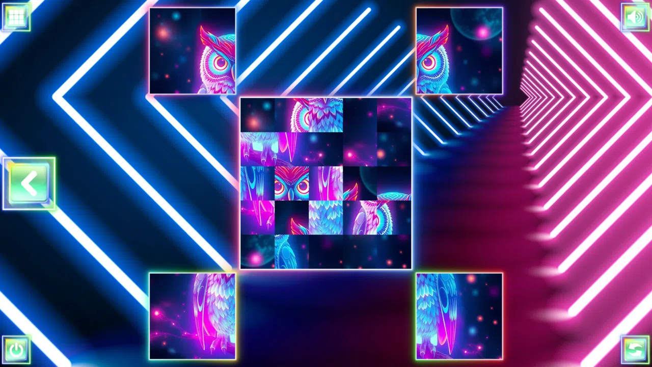 Neon Fantasy: Owls Screenshot 4