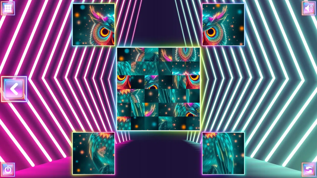 Neon Fantasy: Owls Screenshot 6