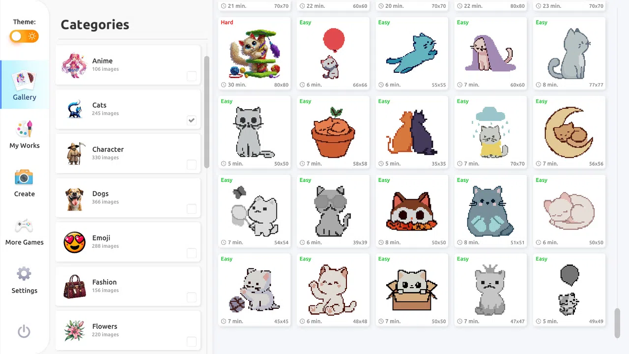 Pixel Art Coloring Book 2 - Full Version Screenshot 2