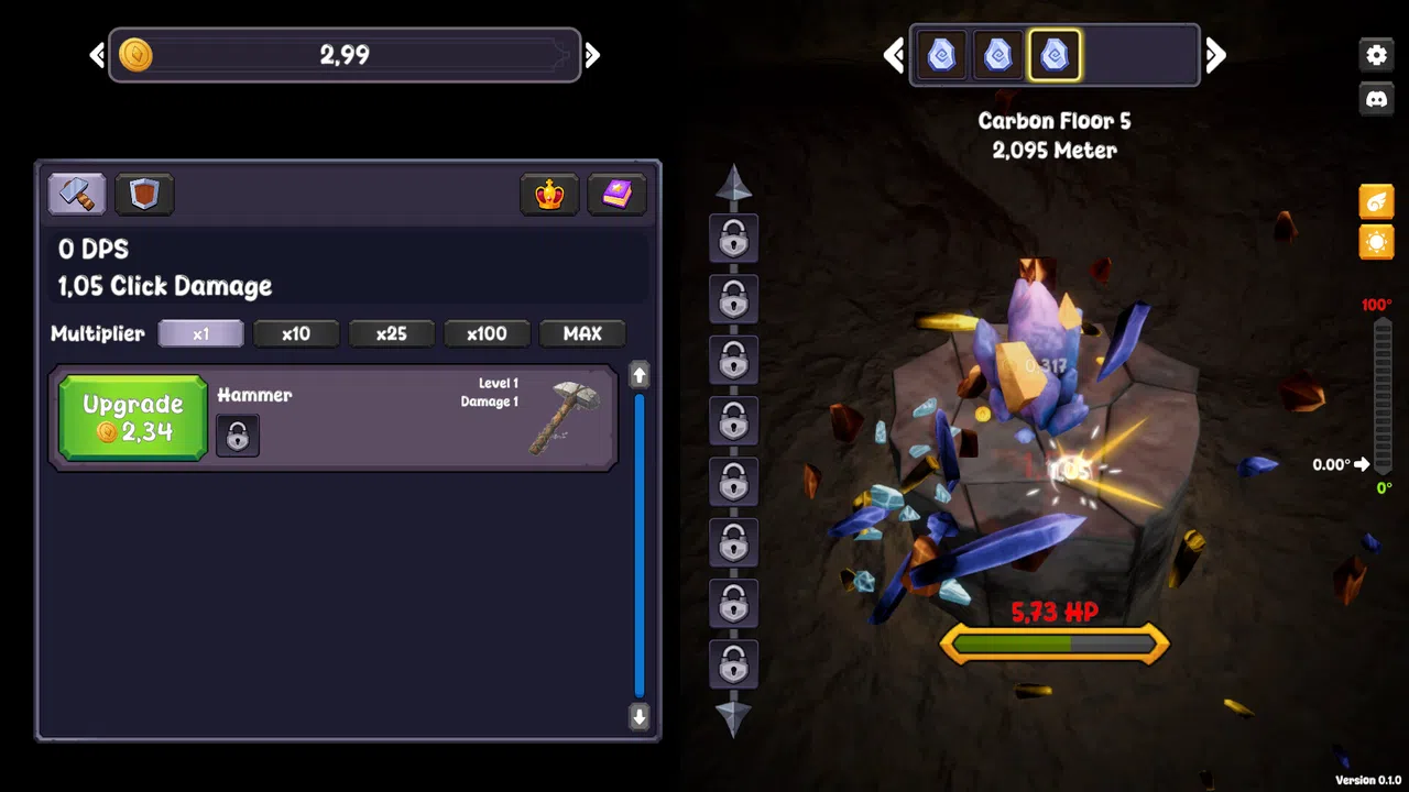 Clicker Ore Demo Screenshot 0