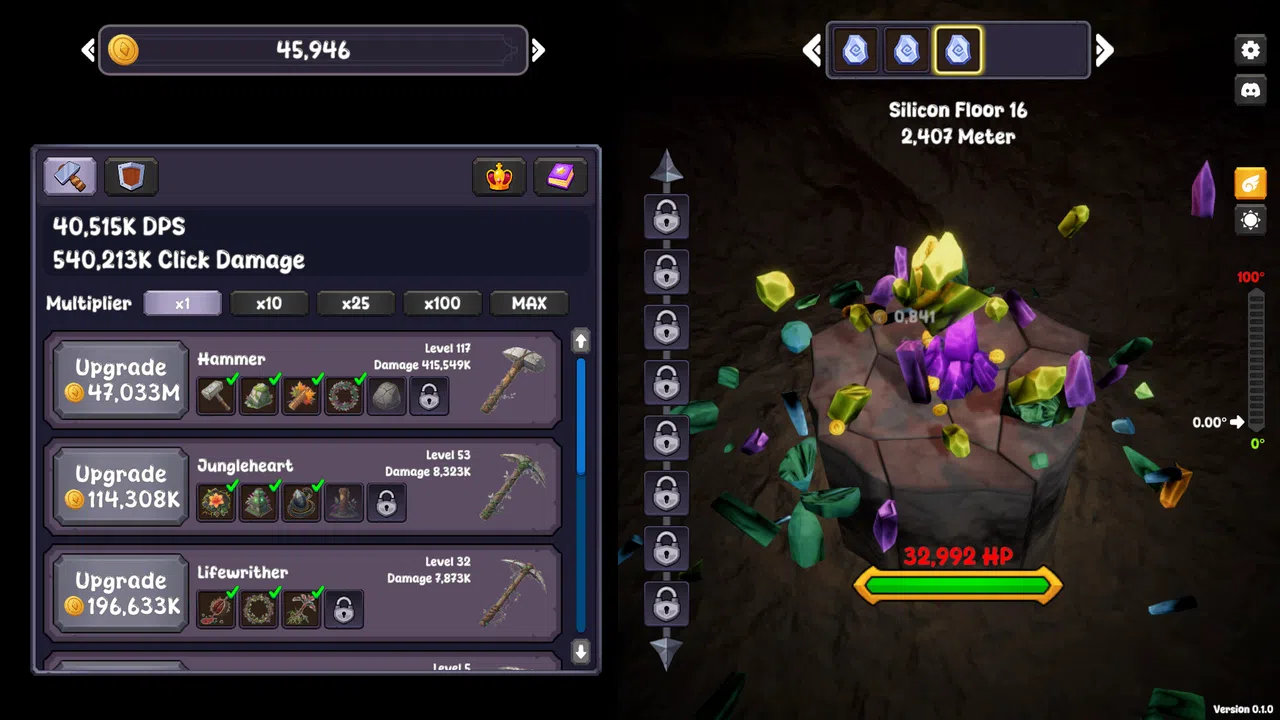 Clicker Ore Demo Screenshot 3