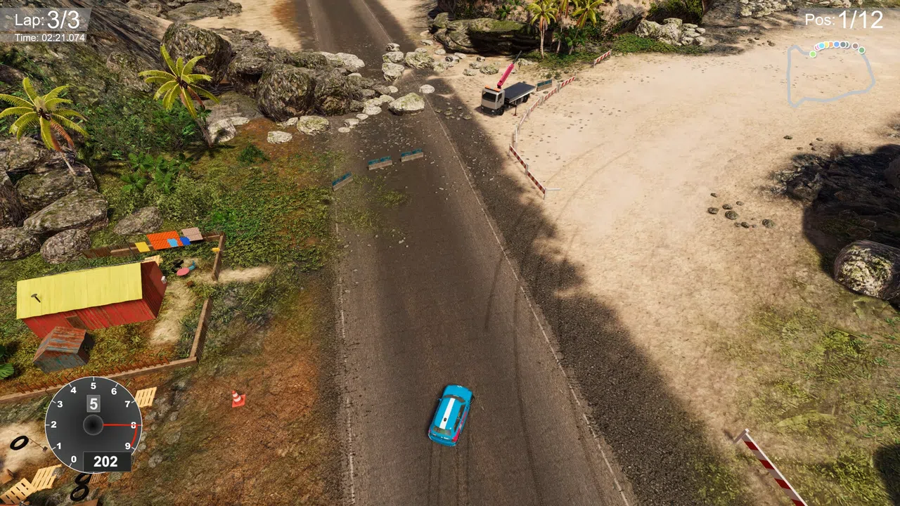 Retrowave Barro Crazy Drift Screenshot 4