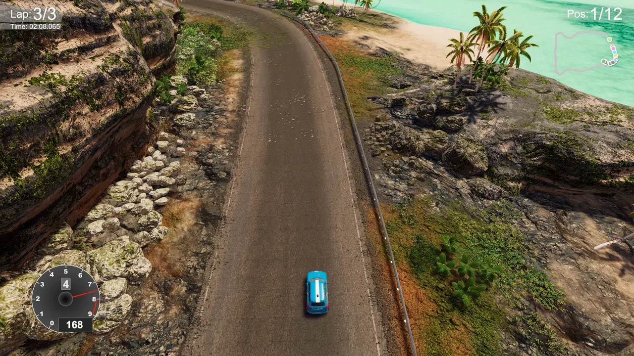 Retrowave Barro Crazy Drift Screenshot 3
