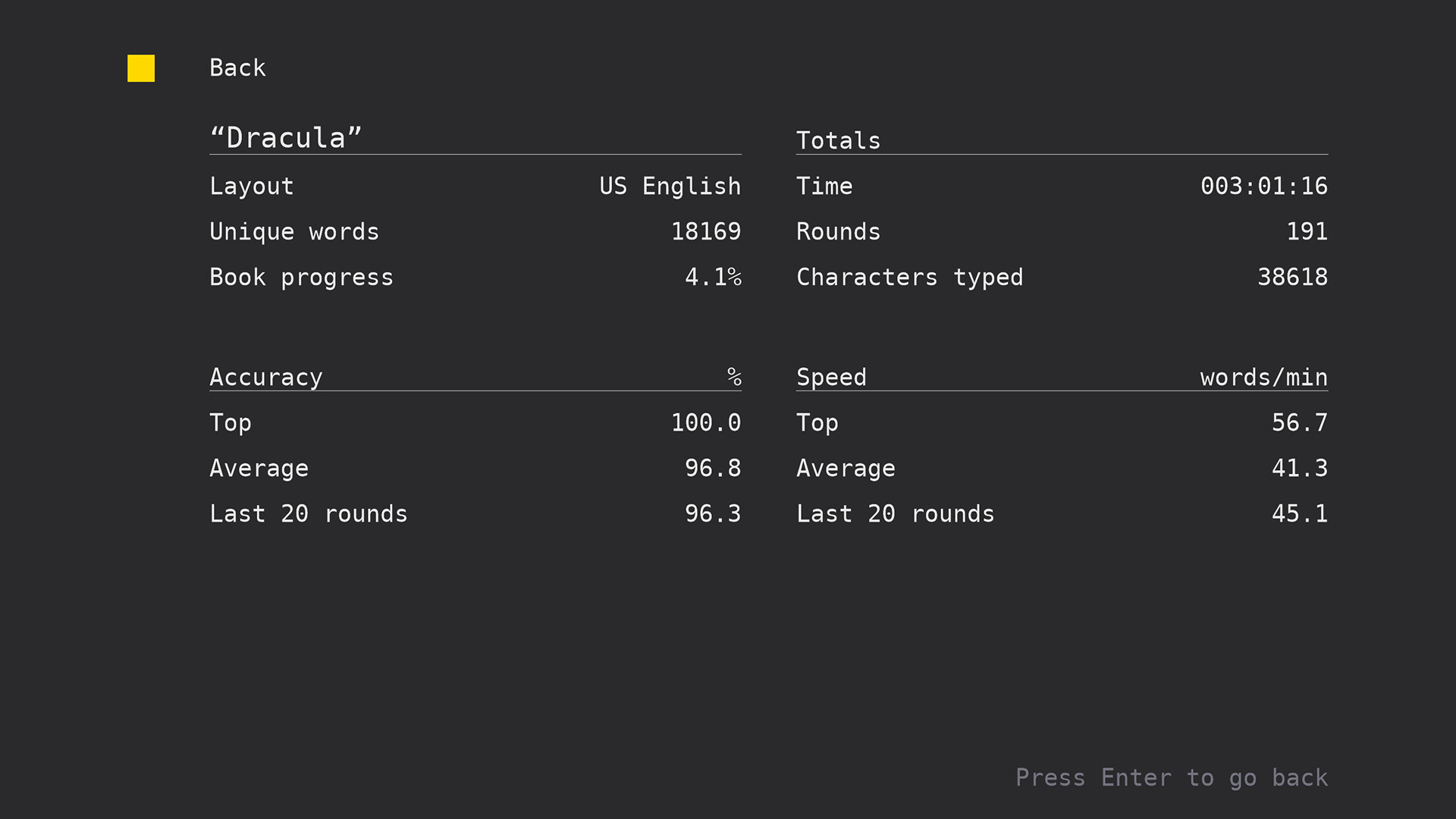 Typingvania Screenshot 4