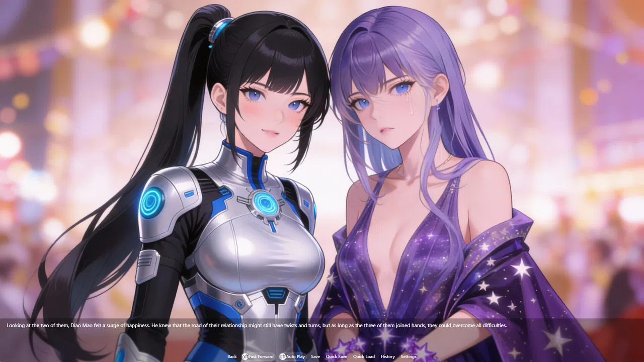 Beauties love my quantum entanglement wine - DLC Screenshot 2