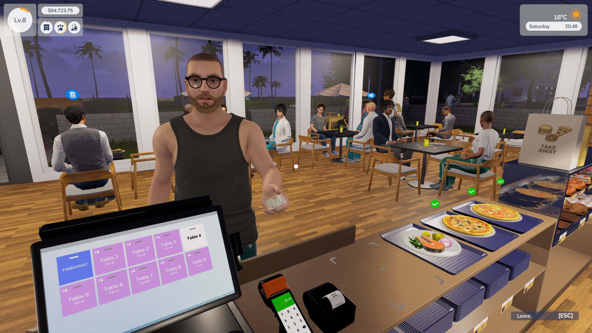 Cafe Business Manager Screenshot 1