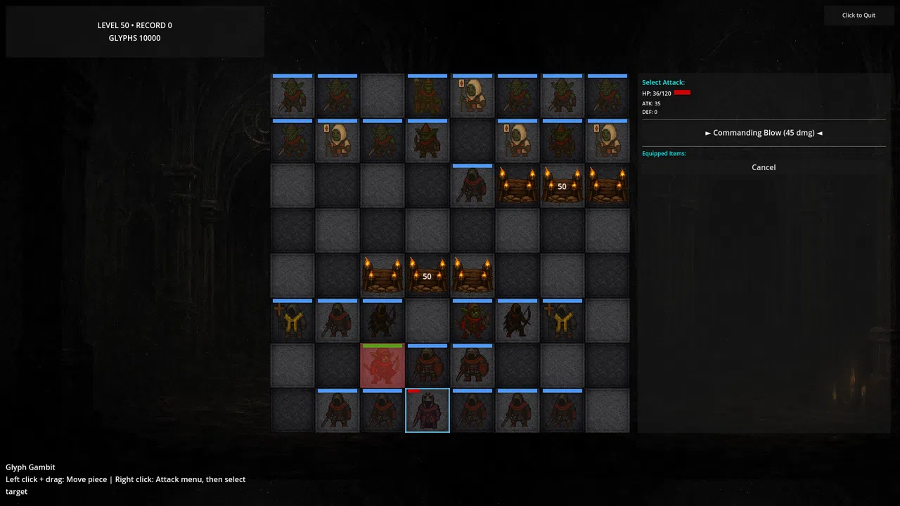 Glyph Gambit Demo Screenshot 0
