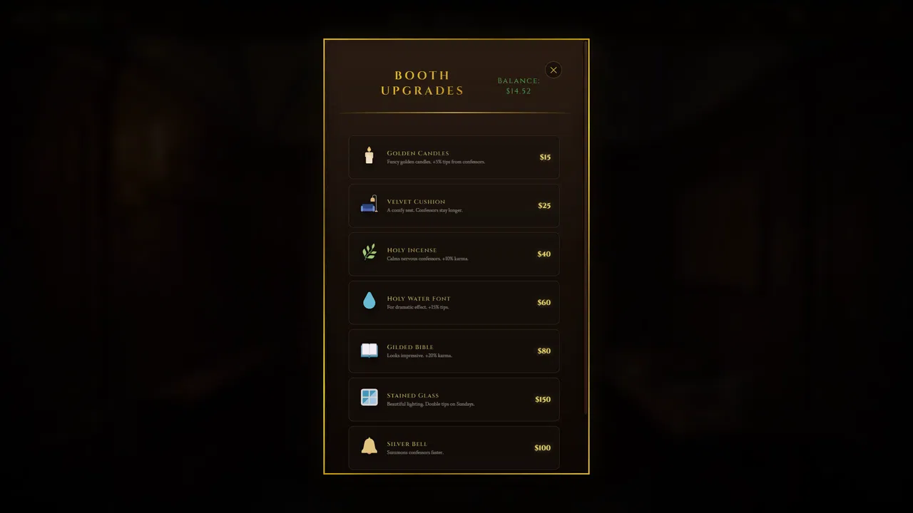 Confessional Simulator Screenshot 5