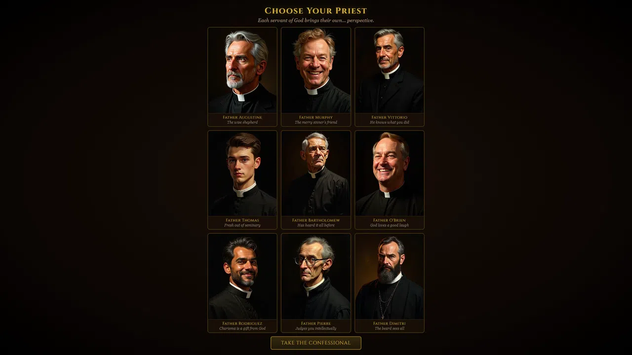 Confessional Simulator Screenshot 1