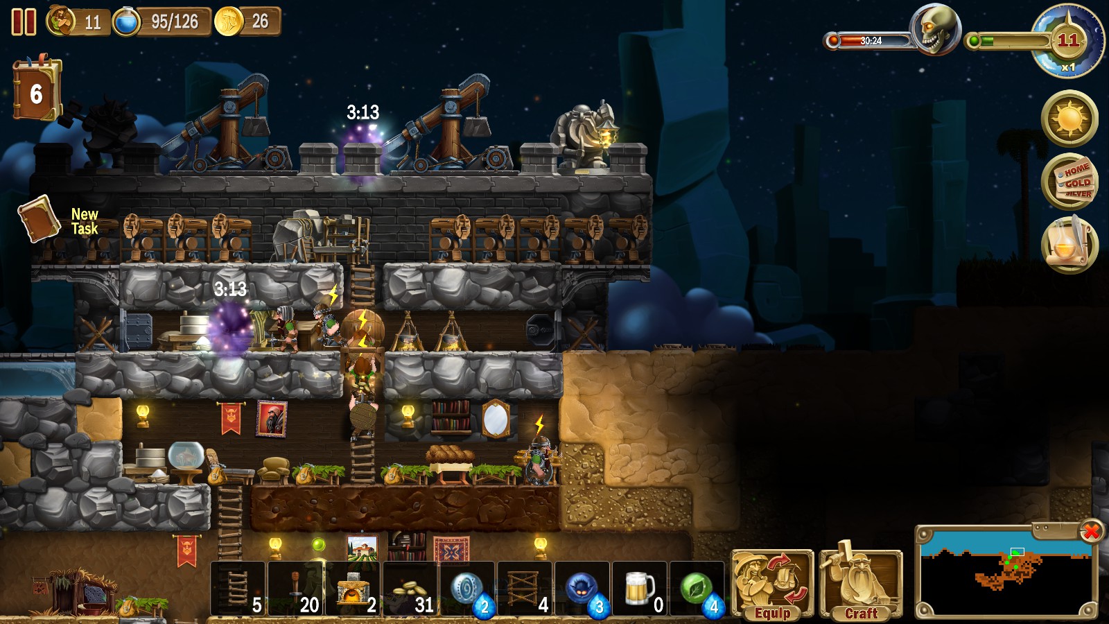 Craft The World - Sisters in Arms Screenshot 1