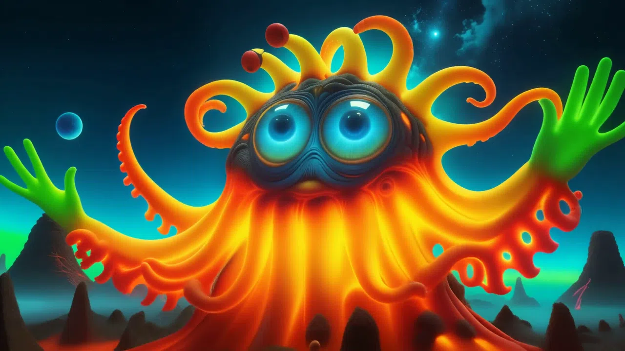 AI-VJ - Psy 3 Visuals Screenshot 0