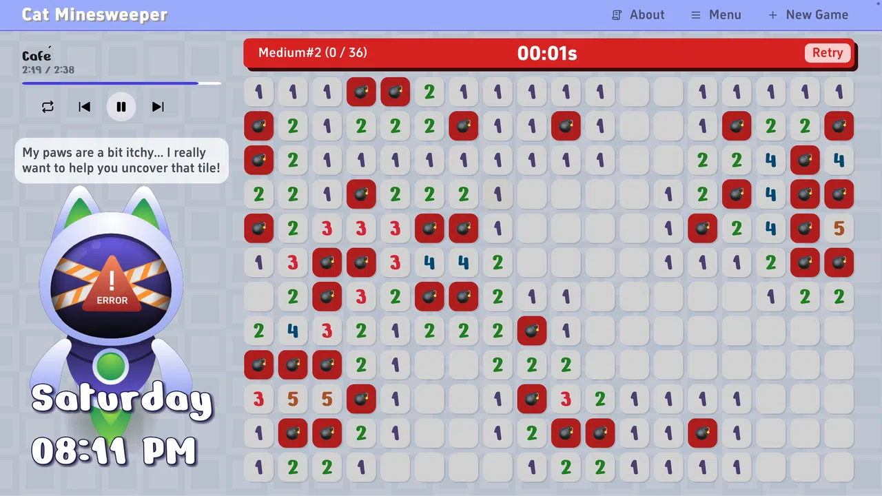 Cat Minesweeper Screenshot 3