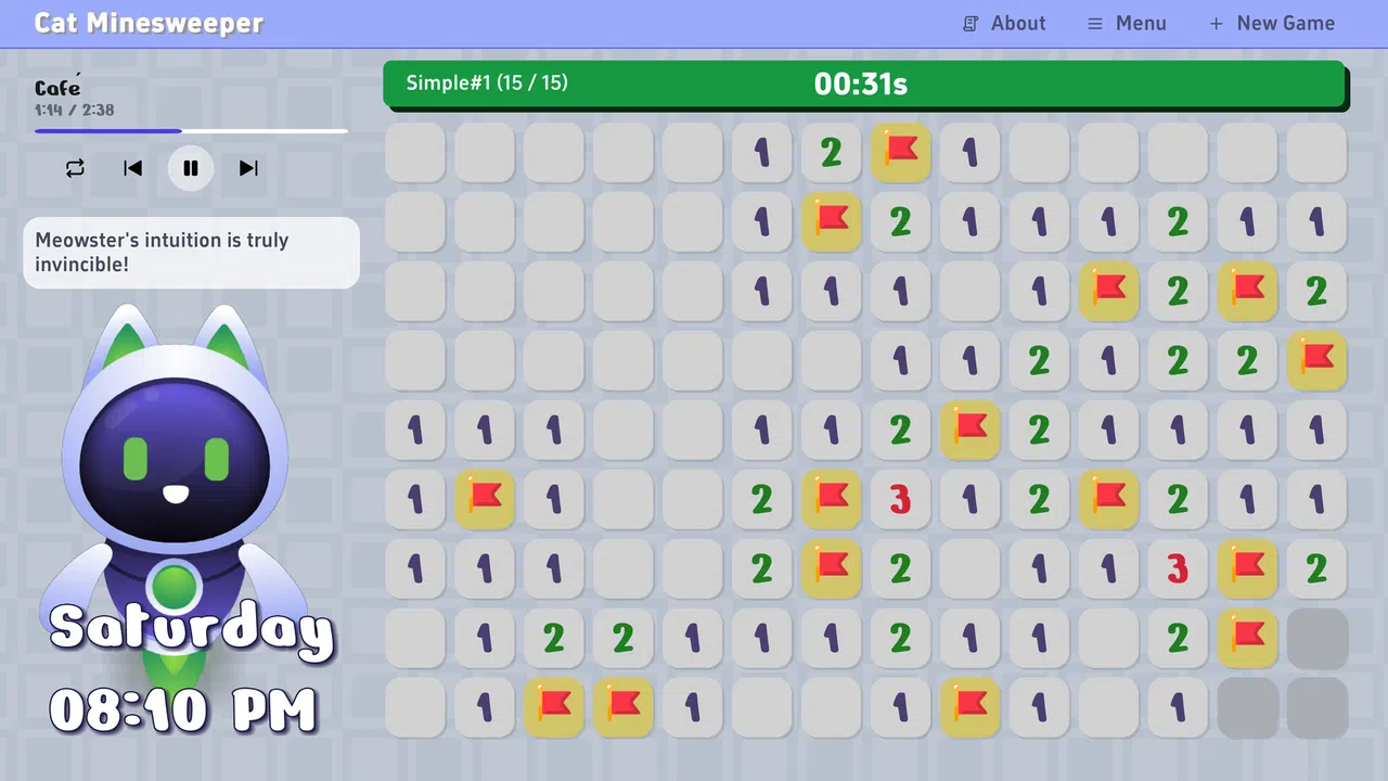 Cat Minesweeper Screenshot 0