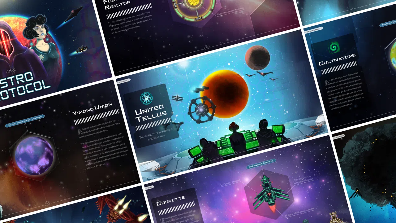 Astro Protocol - Digital Artbook Screenshot 1