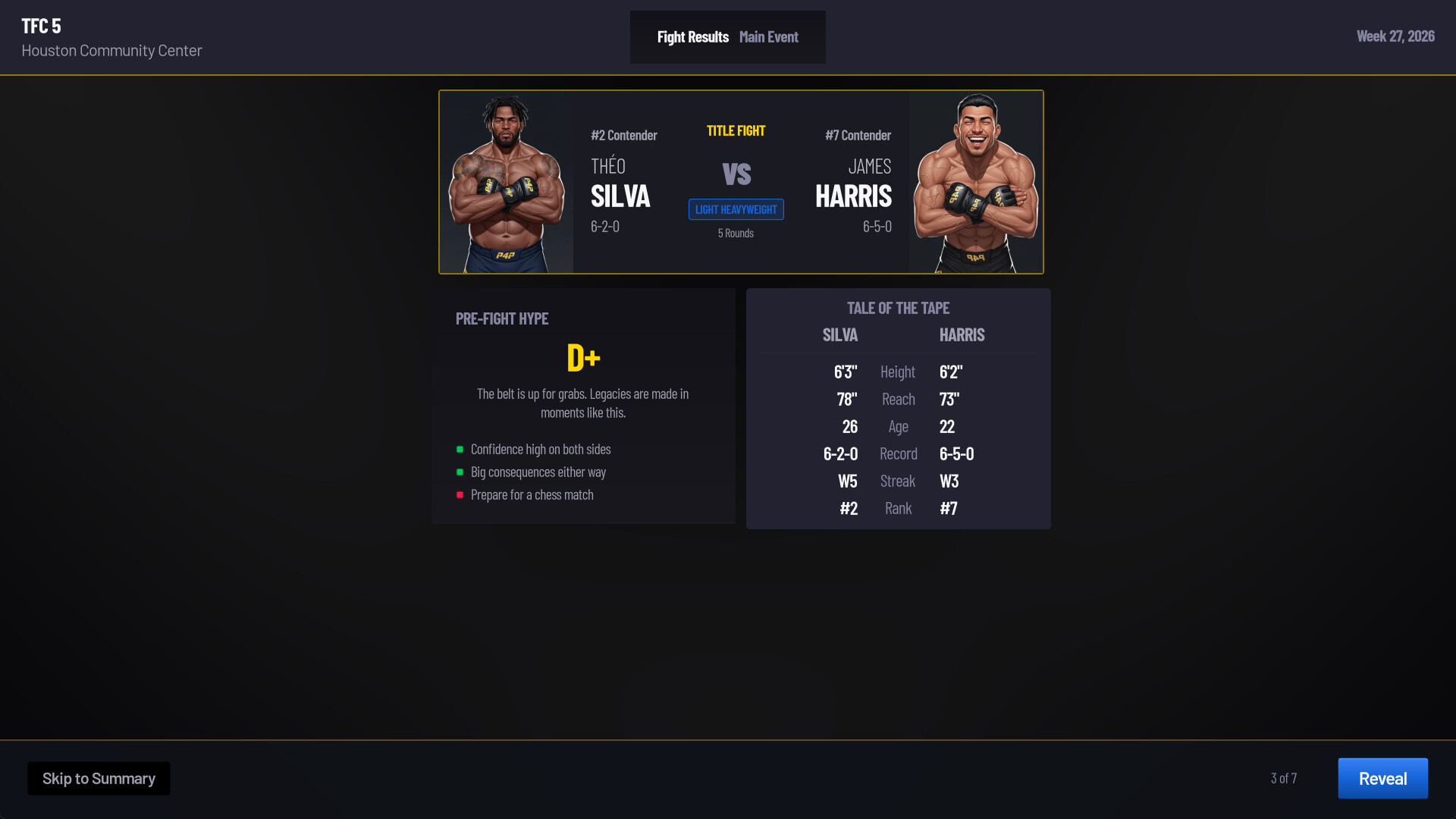 Pound for Pound Demo: MMA Promotion Simulator Screenshot 14