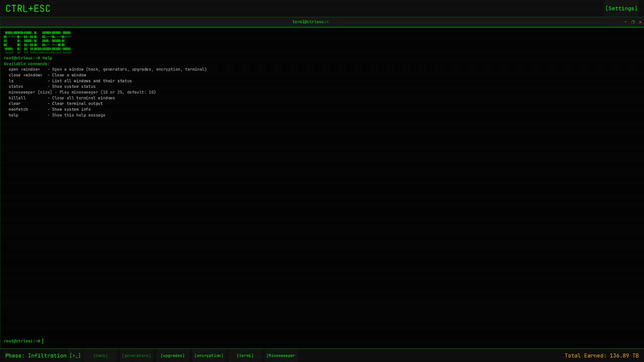 CTRL+ESC Screenshot 0
