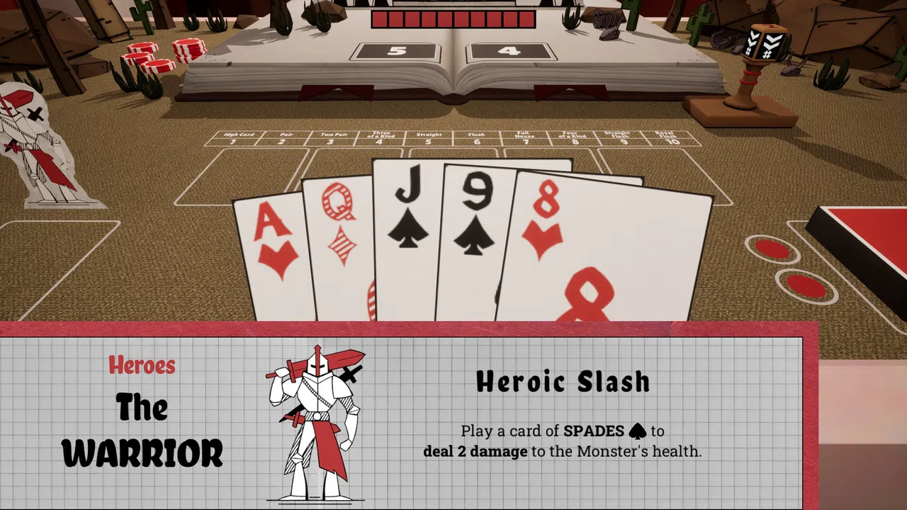 Poker Monsters Desert Demo Screenshot 3