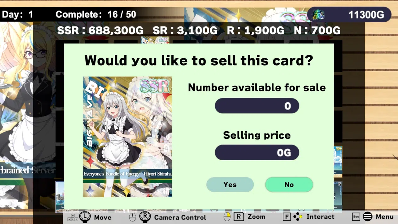 Maid Card Gacha: Collect, Display, Complete Screenshot 1