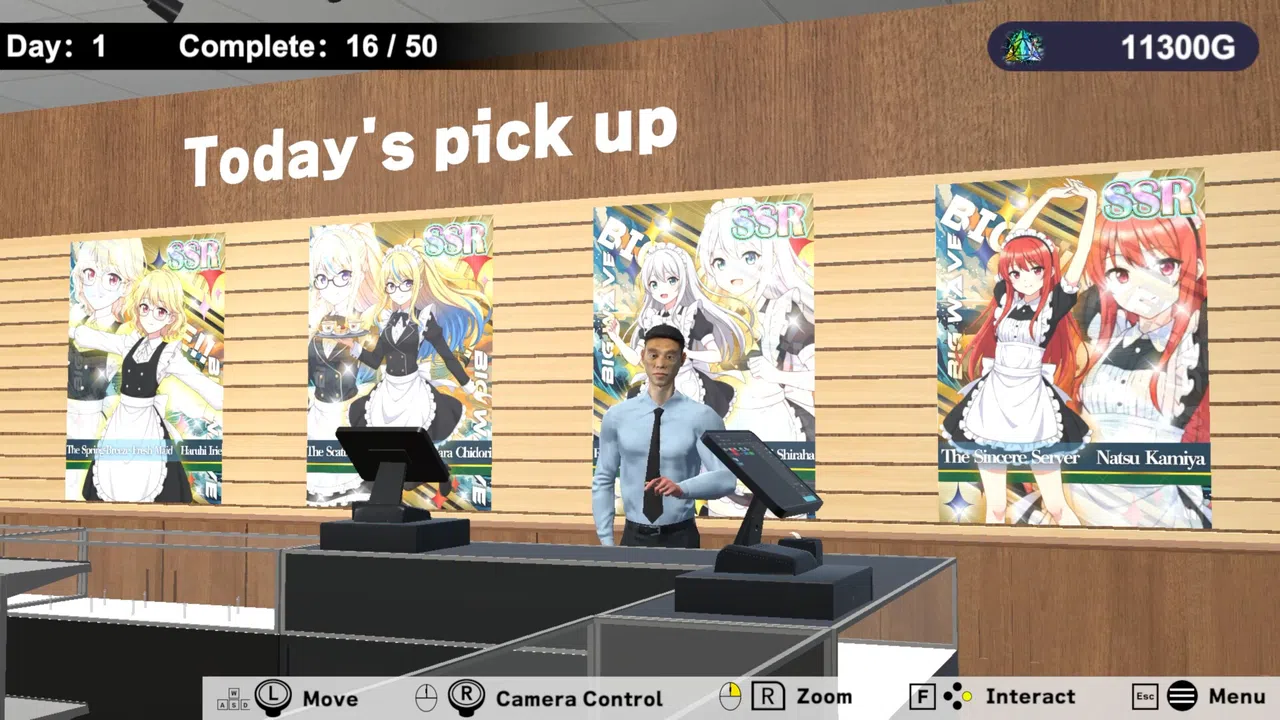 Maid Card Gacha: Collect, Display, Complete Screenshot 0