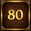 80강 달성 icon