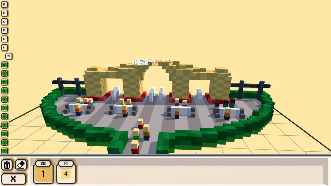 Coloring Voxels - Theme Park Pack Screenshot 0