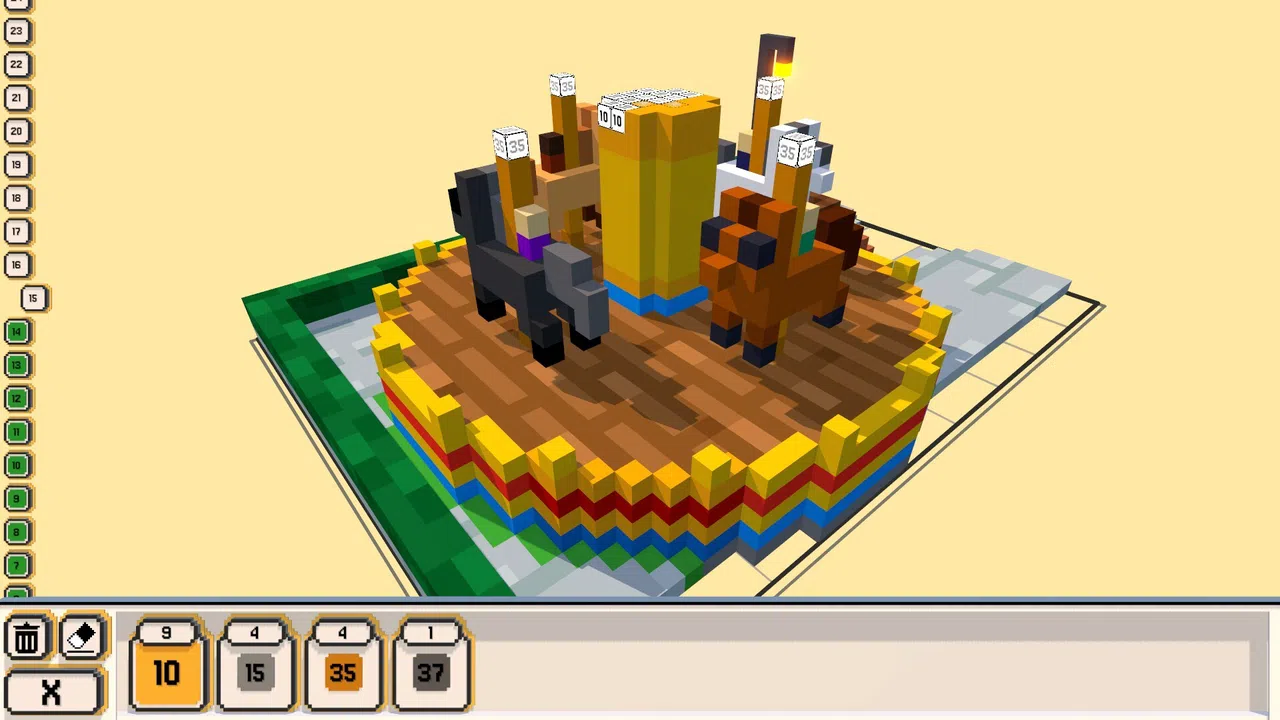 Coloring Voxels - Theme Park Pack Screenshot 4