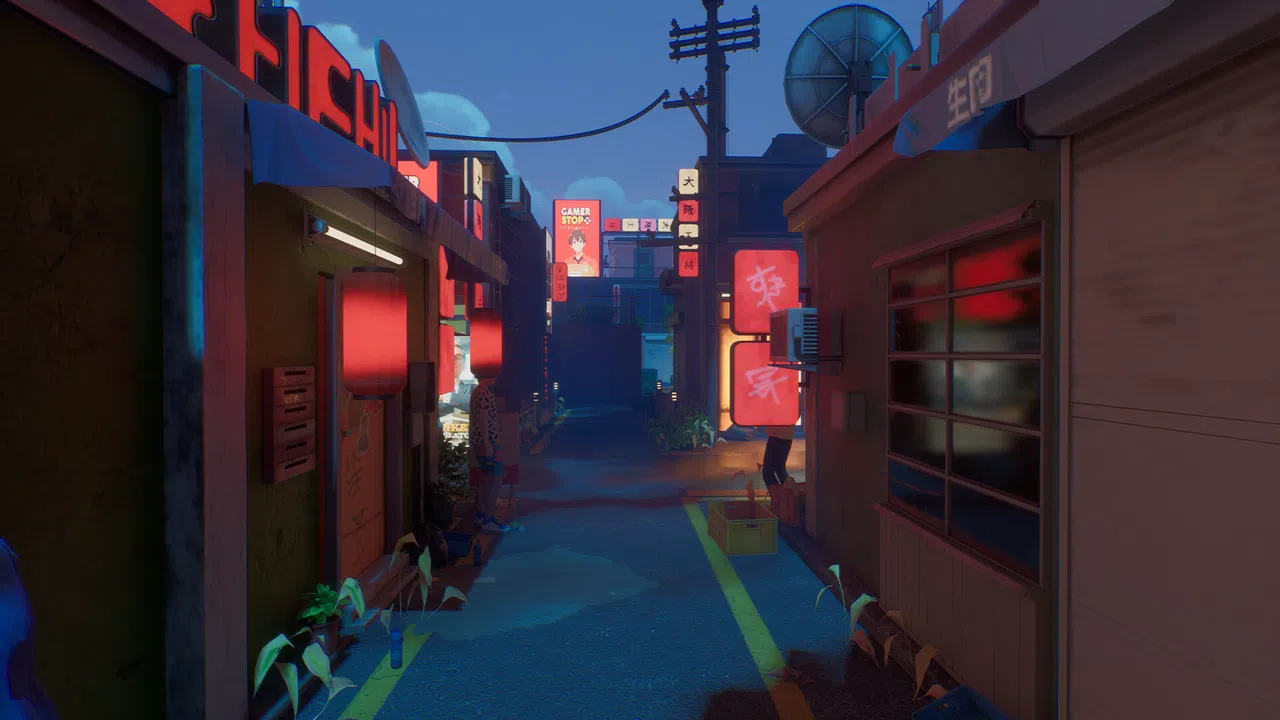Gamer Stop Simulator – Neon Streets of Tokyo Screenshot 0