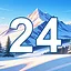 24 level completed icon