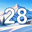 28 level completed icon